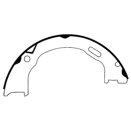Centric Parts Centric Brake Shoes, 111.07450 111.07450